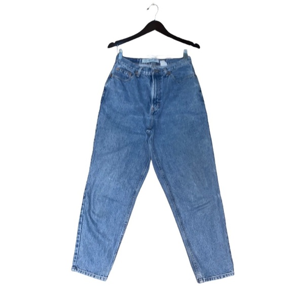 Gap Reverse Fit Denim Vintage 90s Medium Wash High Rise Mom Jeans Size 10 Ankle - Picture 9 of 16